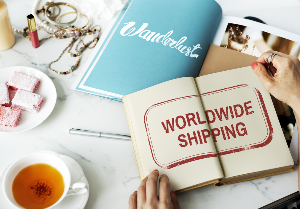 Worldwide Shipping Delivery Express Grpahic Concept